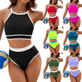 Women's Solid Color Minimalism Bikini Swimsuit null