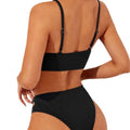 Bikini Solid Color New Hollow Women's Split null