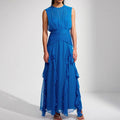 French Sexy Elegant Chiffon Dress New null