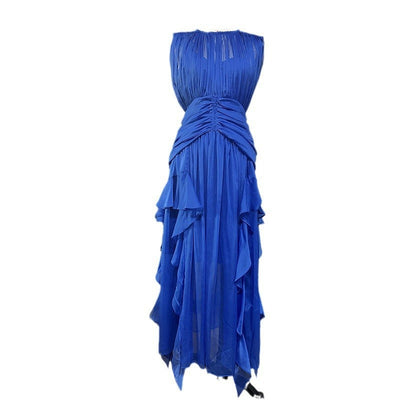 French Sexy Elegant Chiffon Dress New null