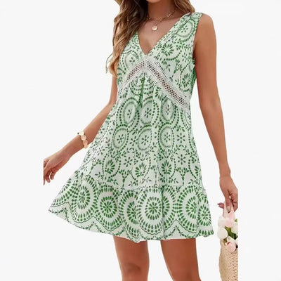 Women's Elegant Printed Hollow Lace