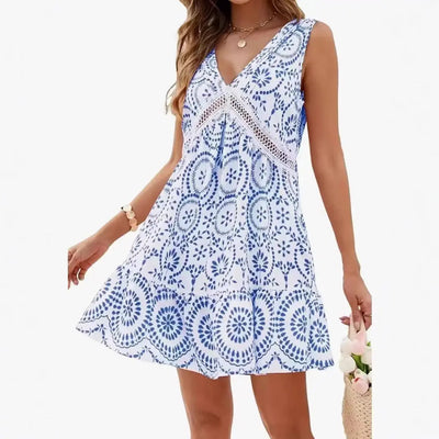 Women's Elegant Printed Hollow Lace