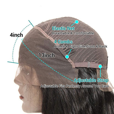 134 Full Frontal Lace Human Hair Wig null
