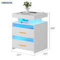 Bedroom Bedside Table With Charging Table null