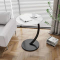 Round Small Coffee Table Living Room Sofa Side Table Bedroom Bedside Table Bedside Table Small Table Movable Coffee Table null