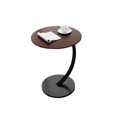 Round Small Coffee Table Living Room Sofa Side Table Bedroom Bedside Table Bedside Table Small Table Movable Coffee Table null