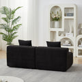 Chenille Curved Sectional Sofa With 4 Pillows,Curved Symmetrical Modular Semi Circular Sofa Sectional For Bedroom, Living Room, Office For Leisure Or Nap, Reading Room, And Lobby - Morderncharm store