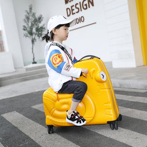 Children Can Sit On The Trolley Ride Suitcase null