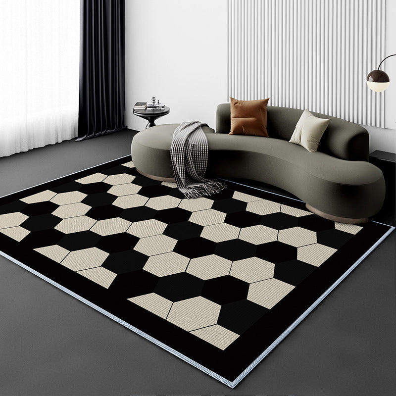 Living Room Carpet Fully Covered Bedroom And Household Sofa Table Carpet Bedside Stain-resistant Non-slip Foot Mat null