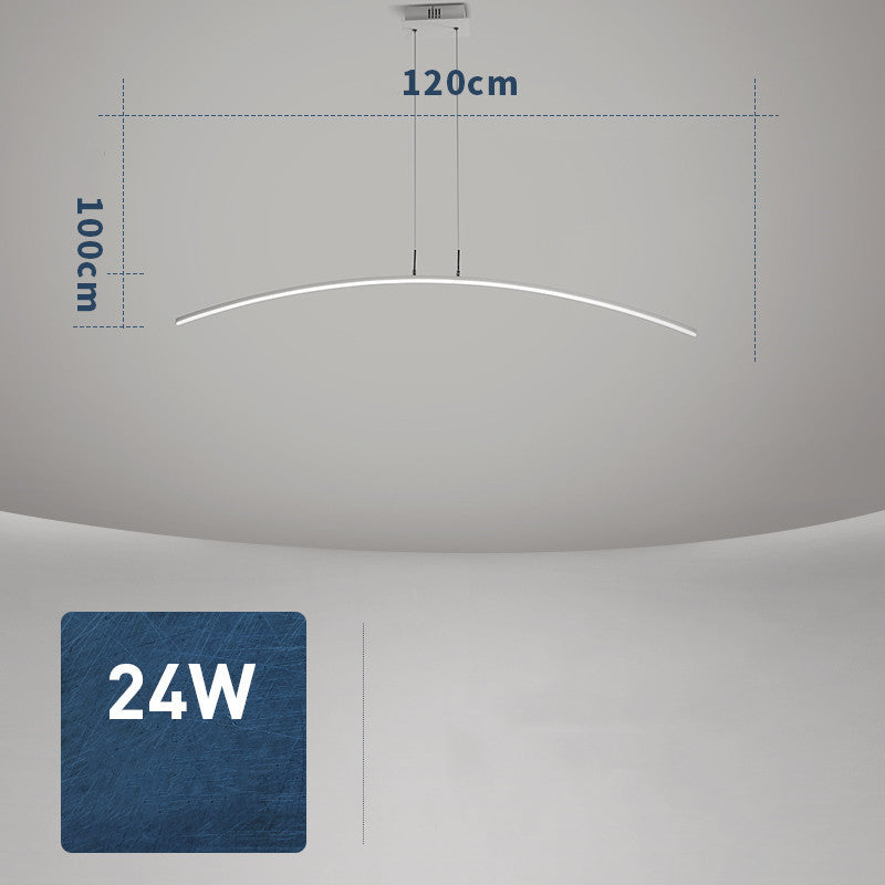 Dining Room Chandelier Led Long Dining Table Simple null