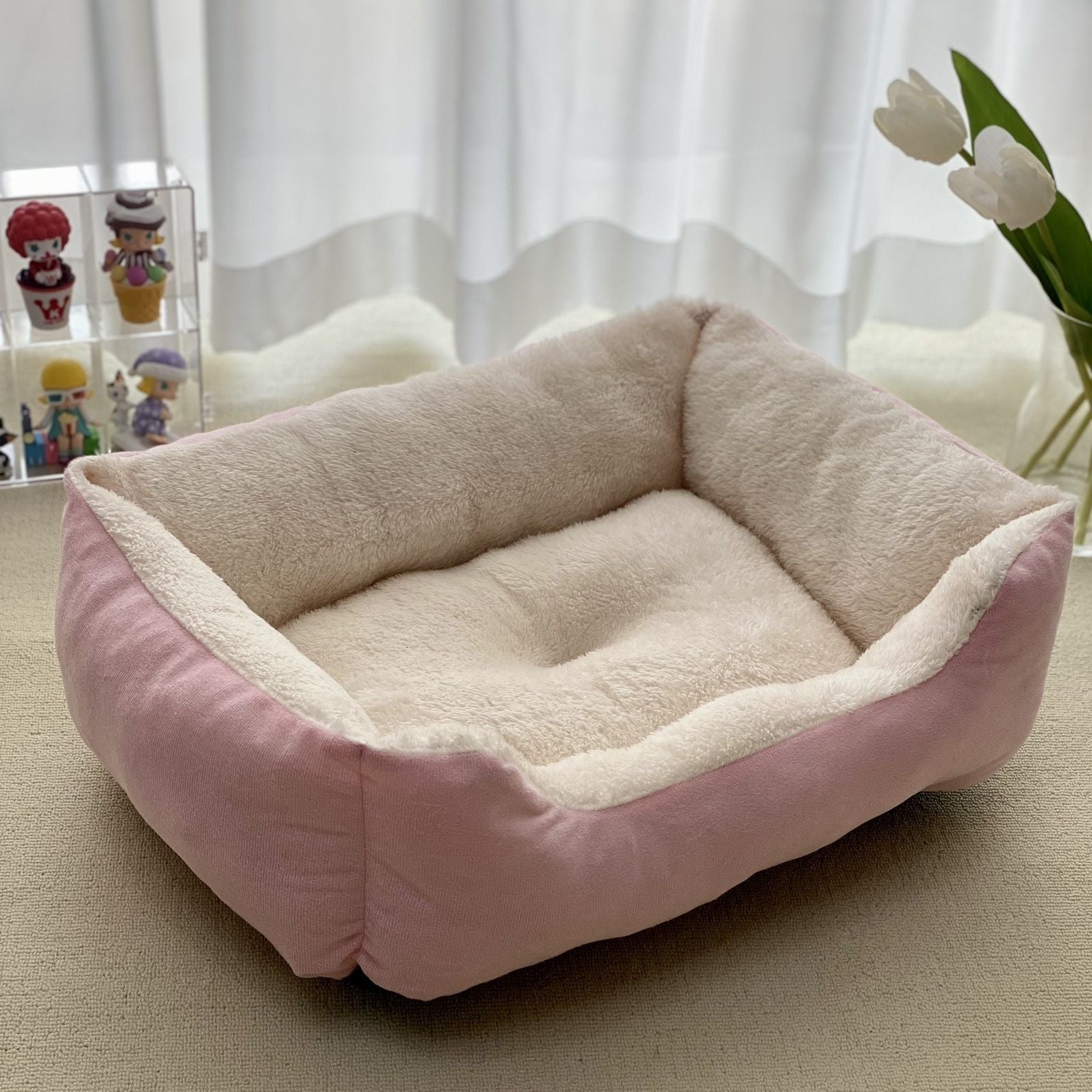 Winter Warm Pet Square Cat Nest null