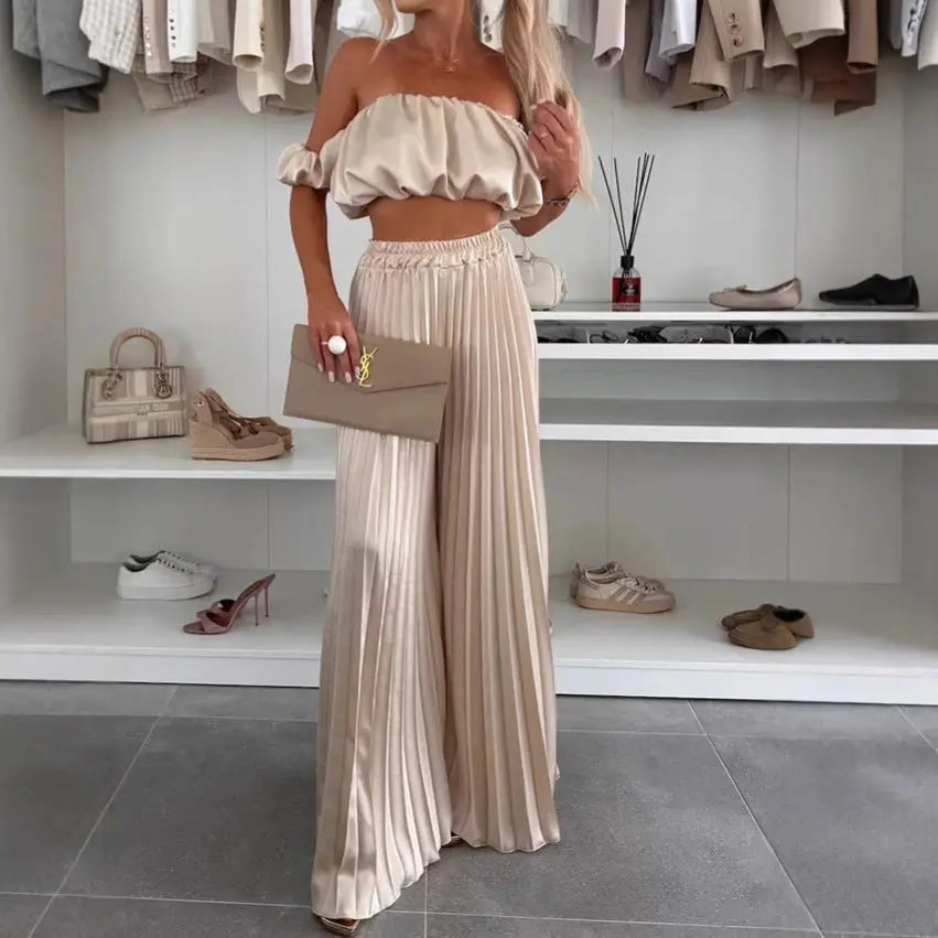 Women's Fashion Satin Tube Top