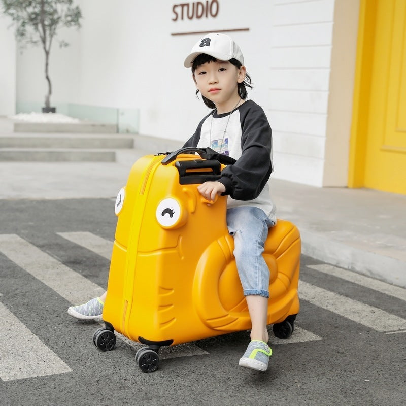 Children Can Sit On The Trolley Ride Suitcase null
