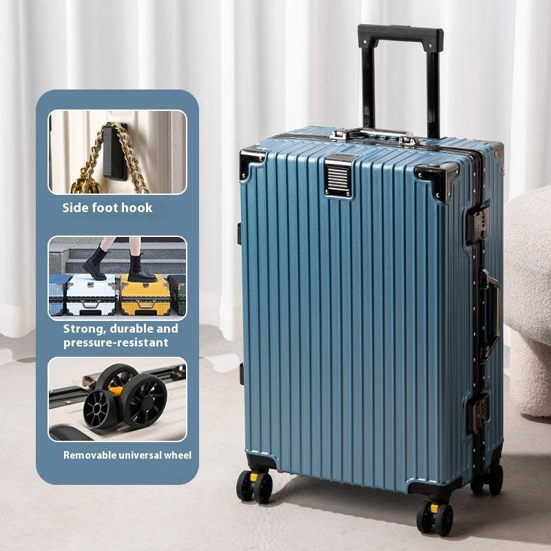 Suitcase Large Capacity Aluminium Frame Luggage null