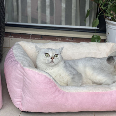 Winter Warm Pet Square Cat Nest null