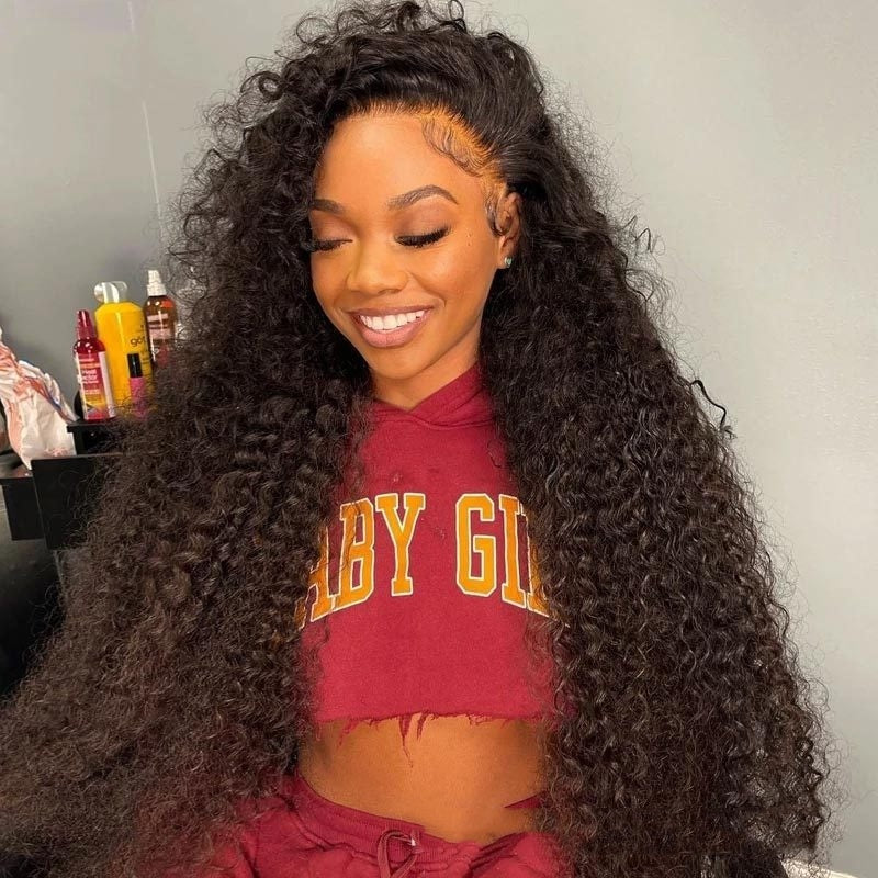 Jerry Curly Human Hair Lace Front Wig null