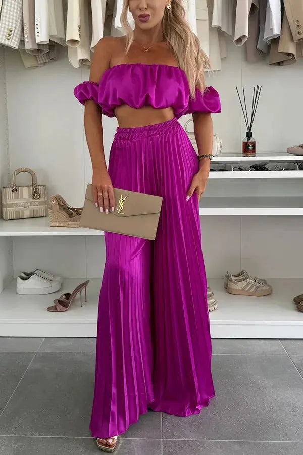 Women's Fashion Satin Tube Top