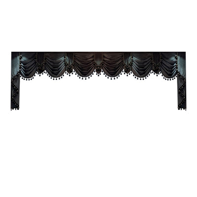 European Luxury Villa, Thick And Luxurious All-black Velvet Curtains, Living Room, Dining Room, Perfect Curtains.