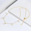 S925 Sterling Silver Necklace Natural Freshwater Pearl null