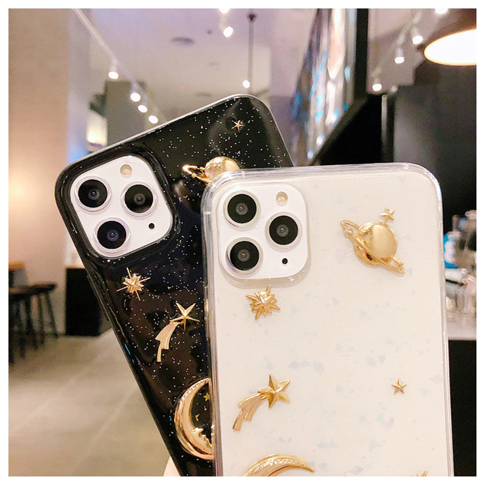 Electroplating glitter phone case null