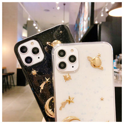 Electroplating glitter phone case null