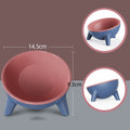 Cat Dog Bowl With Stand Pet Feeding Food Bowls Dogs Bunny Rabbit Nordic Color Feeder Product Supplies Pet Accessories null