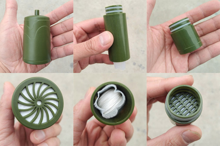 Multistage Outdoor Water Purifier for Emergency Camping Wilderness Survival null