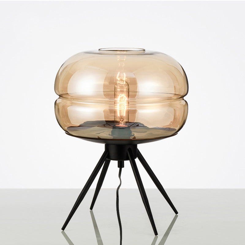 Individual Design Of Industrial Wind Glass Living Room Table Lamp null