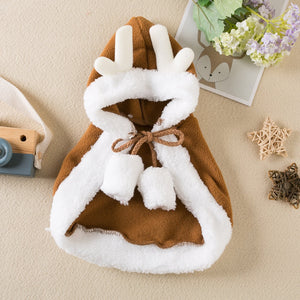 Pets Christmas Cloak Red Shawl Pet Products null