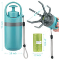 Portable Lightweight Dog Pooper Scooper With Built-in Poop Bag Dispenser Eight-claw Shovel For Pet Toilet Picker Pet Products null