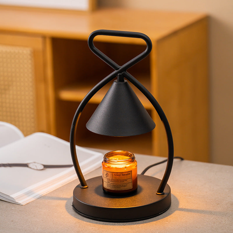 Creative Modeling Aromatherapy Wax Melting Iron Art Table Small Night Lamp null