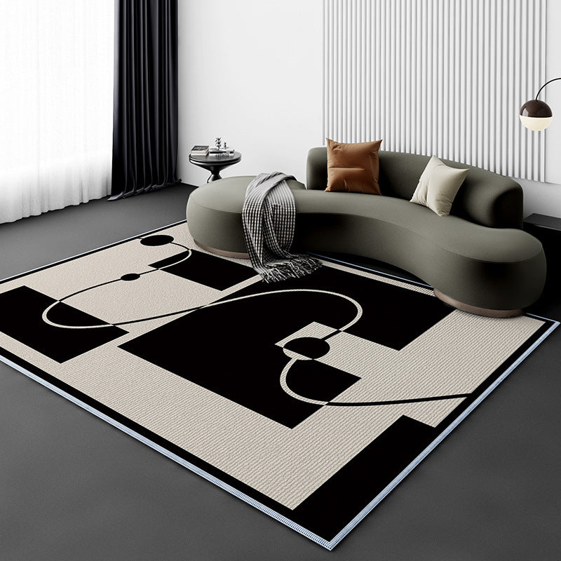 Living Room Carpet Fully Covered Bedroom And Household Sofa Table Carpet Bedside Stain-resistant Non-slip Foot Mat null