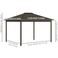 Luxury Hardtop Outdoor Gazebo - Morderncharm store