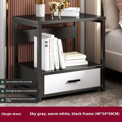 Multifunctional Bedroom Bedside Table Minimalist Bedside Storage Storage Cabinet null