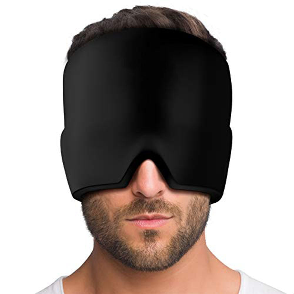 Migraine Relief Hat Cold Therapy Migraine Relief Products Comfortable Head Wrap Ice Pack Eye Mask For Puffy Eyes null