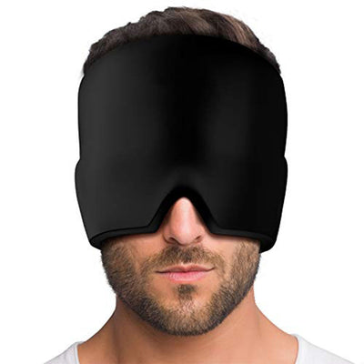 Migraine Relief Hat Cold Therapy Migraine Relief Products Comfortable Head Wrap Ice Pack Eye Mask For Puffy Eyes null