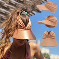 Women's New Empty Top Sunscreen Sports Beach Sun Hat null