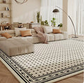 Living Room Carpet Checkerboard Bedroom Floor Cushion Sofa Coffee Table Blanket Dirt Resistant null