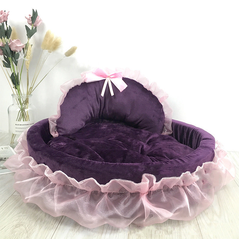 Pet Bed Princess Dog Nest Fantasy null