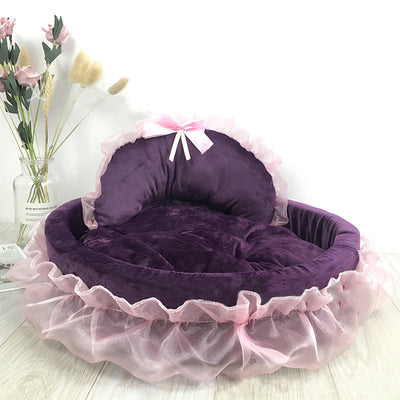 Pet Bed Princess Dog Nest Fantasy null