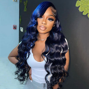 Highlight Body Wave Human Hair Lace Front Wig null