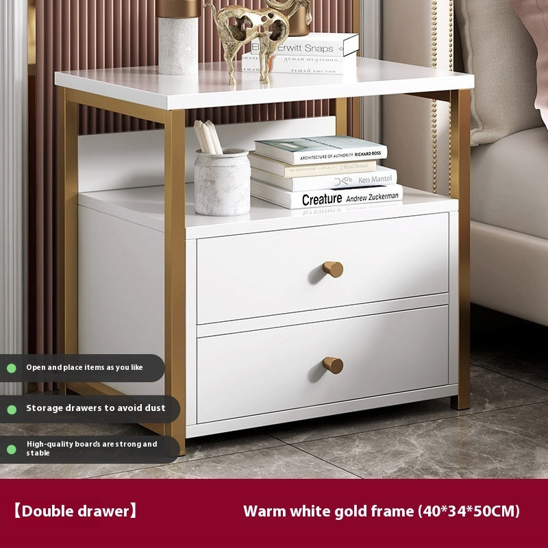 Multifunctional Bedroom Bedside Table Minimalist Bedside Storage Storage Cabinet null