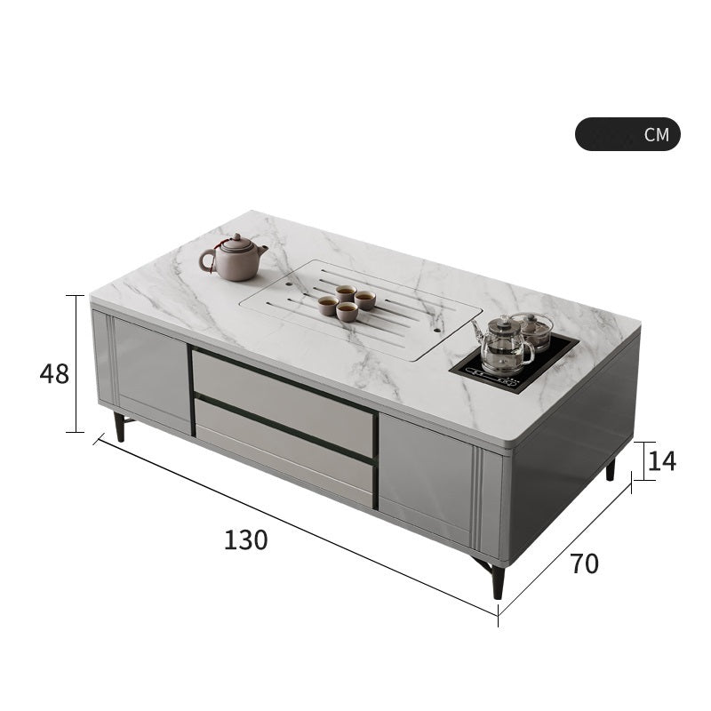 Italian Minimalist Multi-function Kungfu Tea Table null