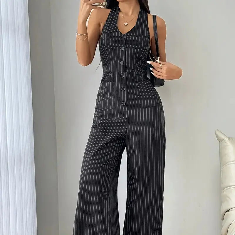 Sleeveless Front Button