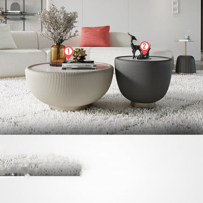 Light Luxury Round Tea Table Modern Simple Small House null