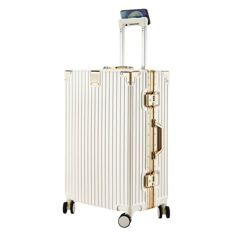 Suitcase Large Capacity Aluminium Frame Luggage null