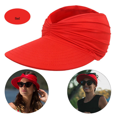 Women's New Empty Top Sunscreen Sports Beach Sun Hat null