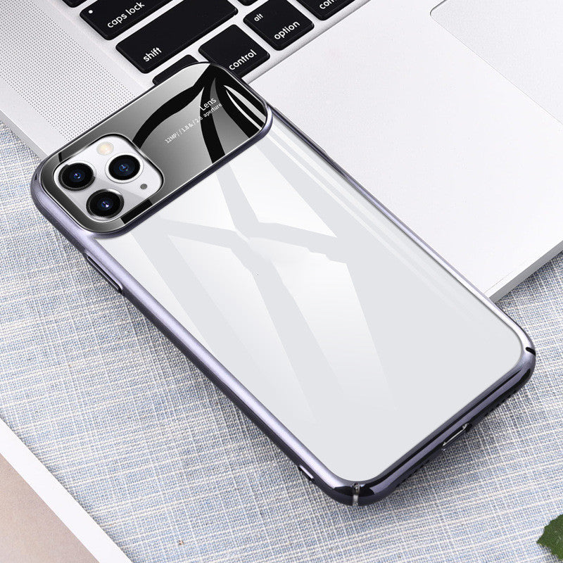Mobile Phone Case Creative Electroplating Pc Glass Mobile Phone Case Suitable For 11 Pro Case null