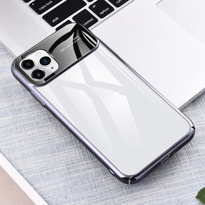 Mobile Phone Case Creative Electroplating Pc Glass Mobile Phone Case Suitable For 11 Pro Case null