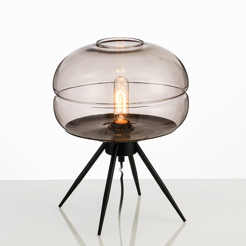 Individual Design Of Industrial Wind Glass Living Room Table Lamp null